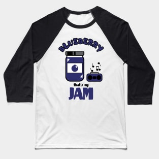 Blueberry That’s My Jam Cute Kawaii Baseball T-Shirt